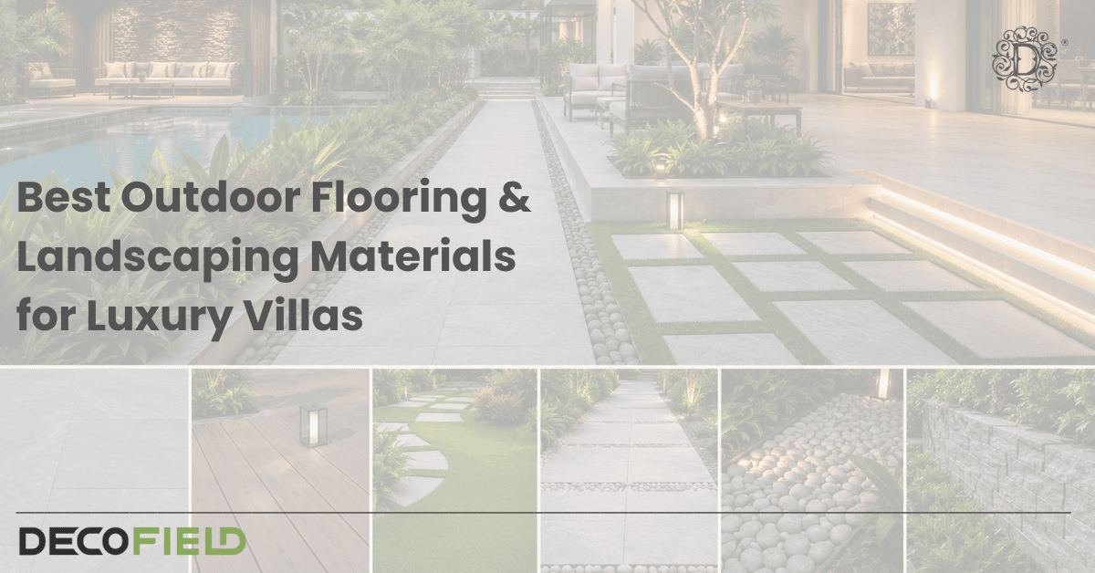 Best Outdoor Flooring & Landscaping Materials for Luxury Villas